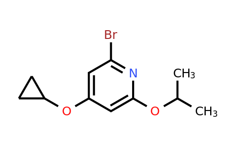 2-Bromo-4-cyclopropoxy-6-isopropoxypyridine