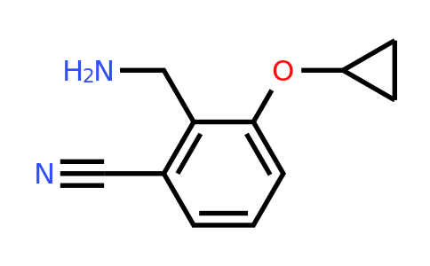 CAS 1243398-99-3 | 2-(Aminomethyl)-3-cyclopropoxybenzonitrile
