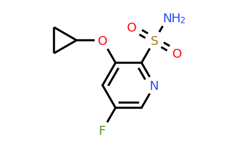 CAS 1243399-00-9 | 3-Cyclopropoxy-5-fluoropyridine-2-sulfonamide