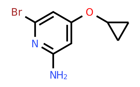 CAS 1243399-01-0 | 6-Bromo-4-cyclopropoxypyridin-2-amine