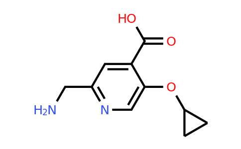 CAS 1243399-03-2 | 2-(Aminomethyl)-5-cyclopropoxyisonicotinic acid