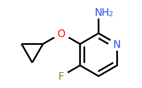 CAS 1243399-07-6 | 3-Cyclopropoxy-4-fluoropyridin-2-amine