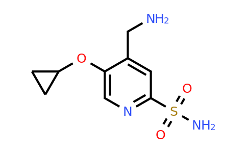 CAS 1243399-09-8 | 4-(Aminomethyl)-5-cyclopropoxypyridine-2-sulfonamide