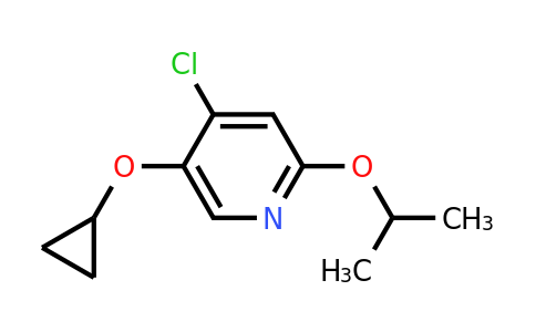 CAS 1243399-15-6 | 4-Chloro-5-cyclopropoxy-2-isopropoxypyridine