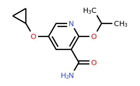 CAS 1243399-20-3 | 5-Cyclopropoxy-2-isopropoxynicotinamide