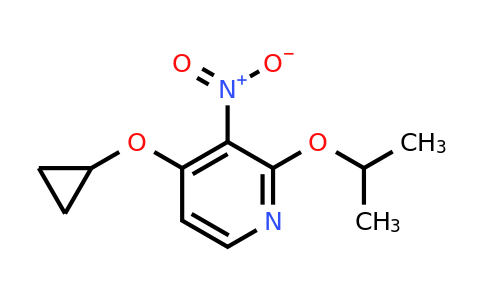 CAS 1243399-23-6 | 4-Cyclopropoxy-2-isopropoxy-3-nitropyridine