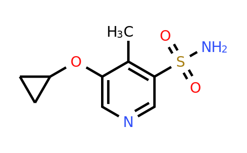 CAS 1243399-27-0 | 5-Cyclopropoxy-4-methylpyridine-3-sulfonamide