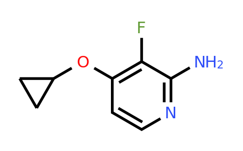 CAS 1243399-30-5 | 4-Cyclopropoxy-3-fluoropyridin-2-amine