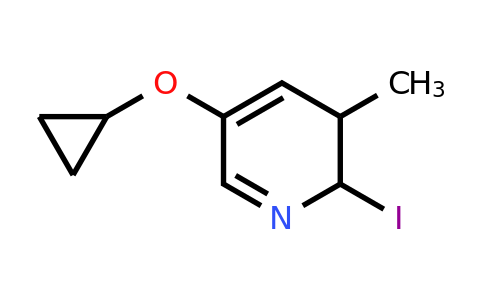 CAS 1243399-31-6 | 5-Cyclopropoxy-2-iodo-3-methyl-2,3-dihydropyridine