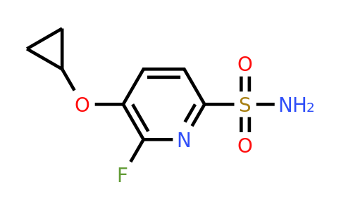 CAS 1243399-32-7 | 5-Cyclopropoxy-6-fluoropyridine-2-sulfonamide