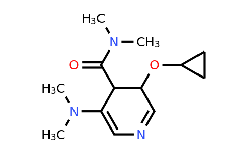 CAS 1243399-35-0 | 3-Cyclopropoxy-5-(dimethylamino)-N,n-dimethyl-3,4-dihydropyridine-4-carboxamide