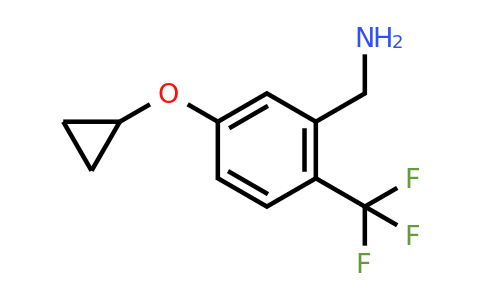 CAS 1243399-40-7 | (5-Cyclopropoxy-2-(trifluoromethyl)phenyl)methanamine
