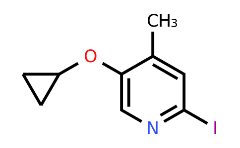 CAS 1243399-45-2 | 5-Cyclopropoxy-2-iodo-4-methylpyridine
