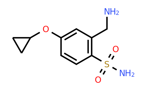 CAS 1243399-47-4 | 2-(Aminomethyl)-4-cyclopropoxybenzenesulfonamide