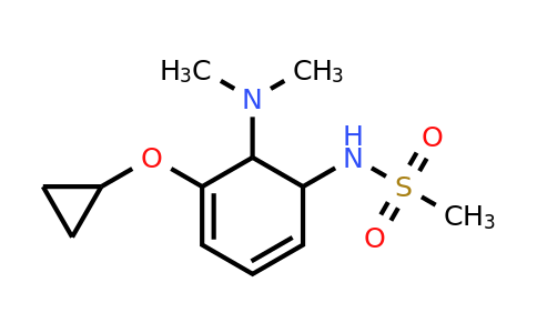CAS 1243399-48-5 | N-(5-cyclopropoxy-6-(dimethylamino)cyclohexa-2,4-dienyl)methanesulfonamide