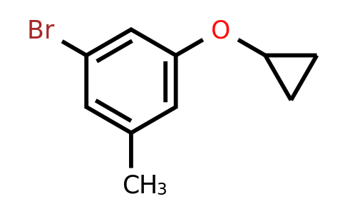 CAS 1243399-49-6 | 1-Bromo-3-cyclopropoxy-5-methylbenzene