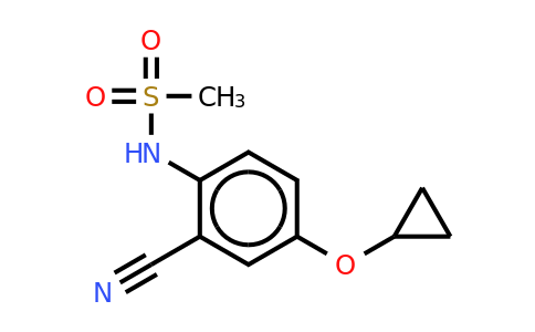 CAS 1243399-50-9 | N-(2-cyano-4-cyclopropoxyphenyl)methanesulfonamide