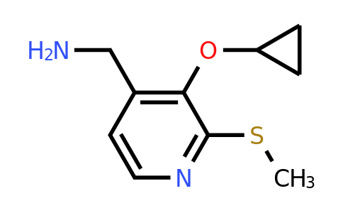 CAS 1243399-59-8 | (3-Cyclopropoxy-2-(methylthio)pyridin-4-YL)methanamine