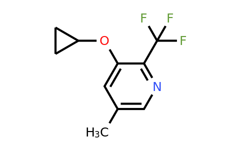 CAS 1243399-60-1 | 3-Cyclopropoxy-5-methyl-2-(trifluoromethyl)pyridine