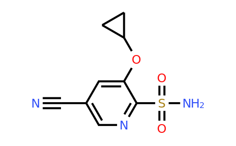 CAS 1243399-67-8 | 5-Cyano-3-cyclopropoxypyridine-2-sulfonamide