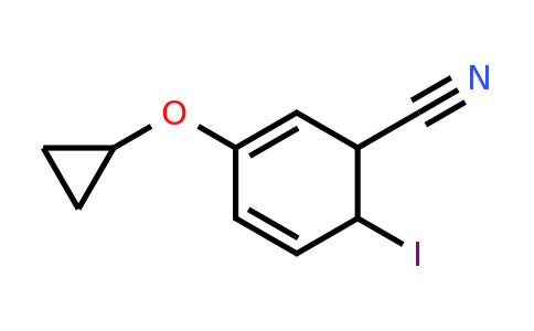 CAS 1243399-69-0 | 3-Cyclopropoxy-6-iodocyclohexa-2,4-dienecarbonitrile