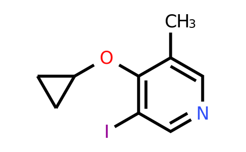 CAS 1243399-70-3 | 4-Cyclopropoxy-3-iodo-5-methylpyridine