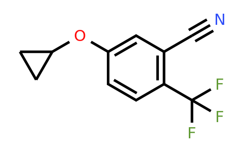 CAS 1243399-71-4 | 5-Cyclopropoxy-2-(trifluoromethyl)benzonitrile