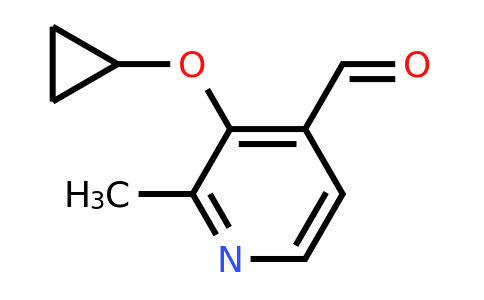 CAS 1243399-73-6 | 3-Cyclopropoxy-2-methylisonicotinaldehyde