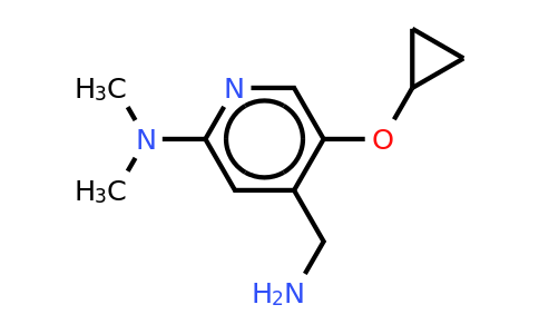 CAS 1243399-74-7 | 4-(Aminomethyl)-5-cyclopropoxy-N,n-dimethylpyridin-2-amine