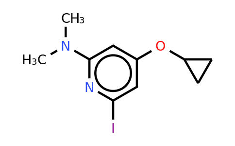 CAS 1243399-76-9 | 4-Cyclopropoxy-6-iodo-N,n-dimethylpyridin-2-amine