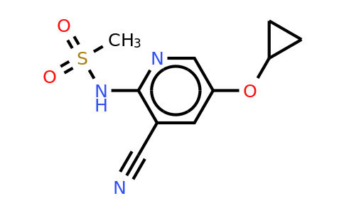 CAS 1243399-78-1 | N-(3-cyano-5-cyclopropoxypyridin-2-YL)methanesulfonamide