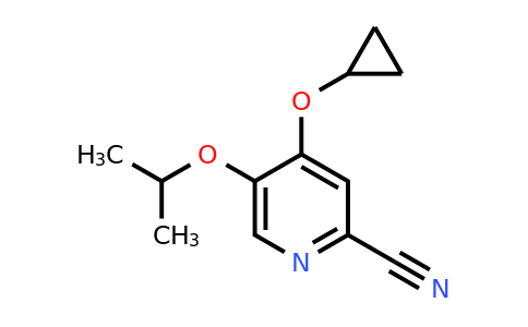 CAS 1243399-81-6 | 4-Cyclopropoxy-5-isopropoxypicolinonitrile