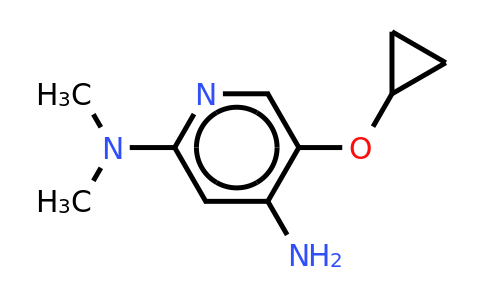 CAS 1243399-90-7 | 5-Cyclopropoxy-2-N,2-N-dimethylpyridine-2,4-diamine