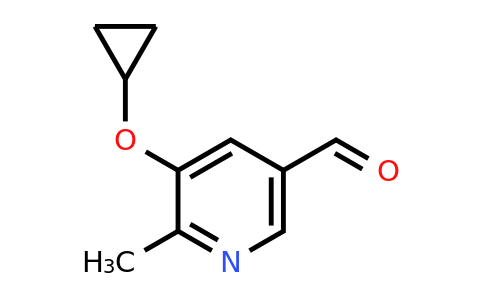 CAS 1243399-93-0 | 5-Cyclopropoxy-6-methylnicotinaldehyde