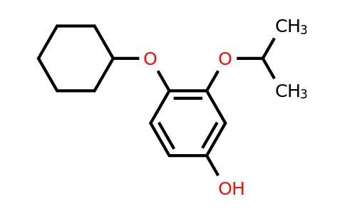 CAS 1243399-95-2 | 4-(Cyclohexyloxy)-3-isopropoxyphenol