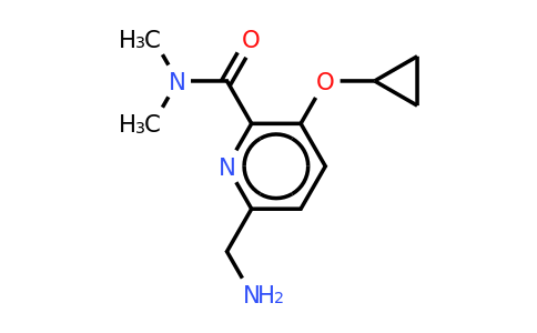 CAS 1243399-97-4 | 6-(Aminomethyl)-3-cyclopropoxy-N,n-dimethylpicolinamide