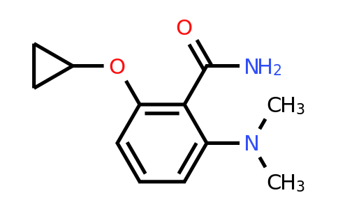 CAS 1243399-99-6 | 2-Cyclopropoxy-6-(dimethylamino)benzamide