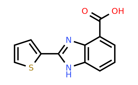 CAS 124340-77-8 | 2-(thiophen-2-yl)-1H-1,3-benzodiazole-4-carboxylic acid