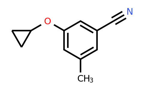 CAS 1243400-00-1 | 3-Cyclopropoxy-5-methylbenzonitrile