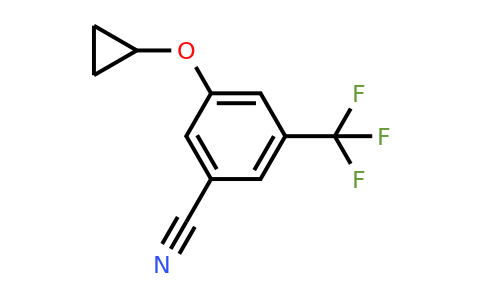 CAS 1243400-03-4 | 3-Cyclopropoxy-5-(trifluoromethyl)benzonitrile