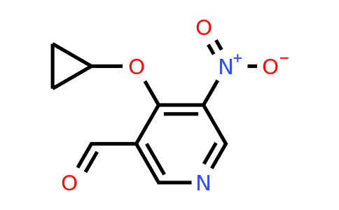 CAS 1243400-04-5 | 4-Cyclopropoxy-5-nitronicotinaldehyde