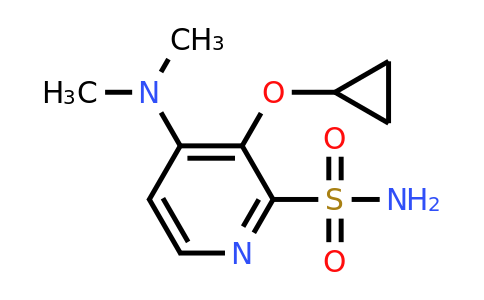 CAS 1243400-05-6 | 3-Cyclopropoxy-4-(dimethylamino)pyridine-2-sulfonamide