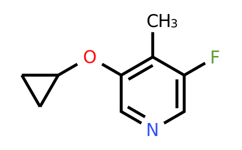 CAS 1243400-08-9 | 3-Cyclopropoxy-5-fluoro-4-methylpyridine