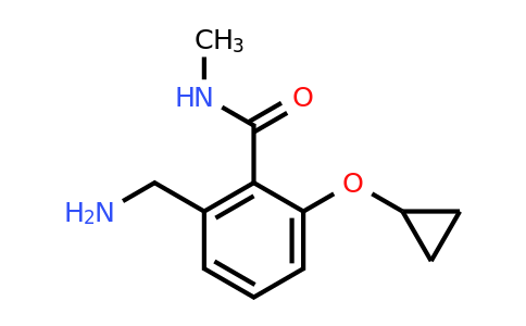 CAS 1243400-09-0 | 2-(Aminomethyl)-6-cyclopropoxy-N-methylbenzamide
