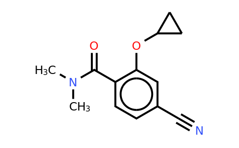 CAS 1243400-10-3 | 4-Cyano-2-cyclopropoxy-N,n-dimethylbenzamide