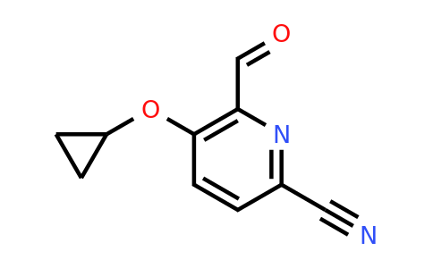 CAS 1243400-14-7 | 5-Cyclopropoxy-6-formylpicolinonitrile
