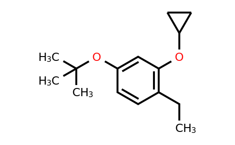 CAS 1243400-15-8 | 4-Tert-butoxy-2-cyclopropoxy-1-ethylbenzene