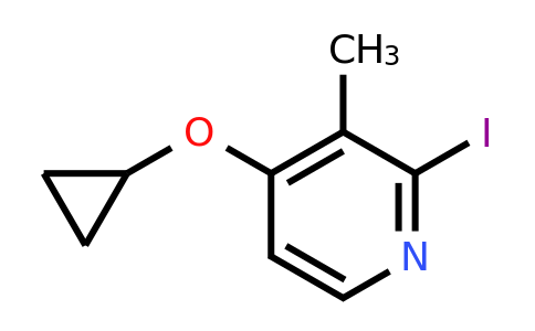 CAS 1243400-16-9 | 4-Cyclopropoxy-2-iodo-3-methylpyridine