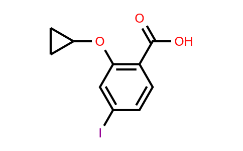 CAS 1243400-17-0 | 2-Cyclopropoxy-4-iodobenzoic acid