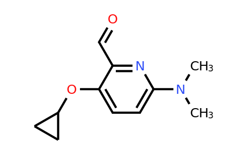 CAS 1243400-22-7 | 3-Cyclopropoxy-6-(dimethylamino)picolinaldehyde